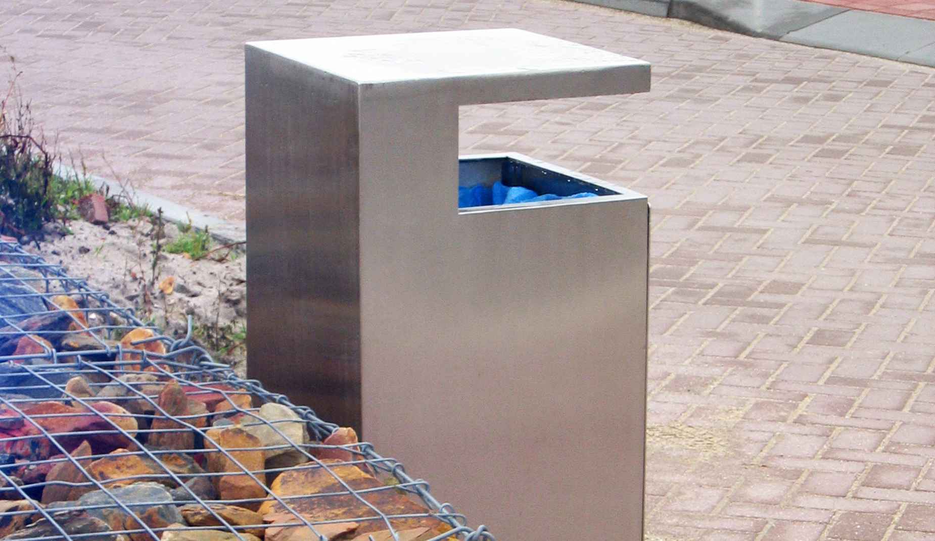 Skop bin in steel Factory Furniture