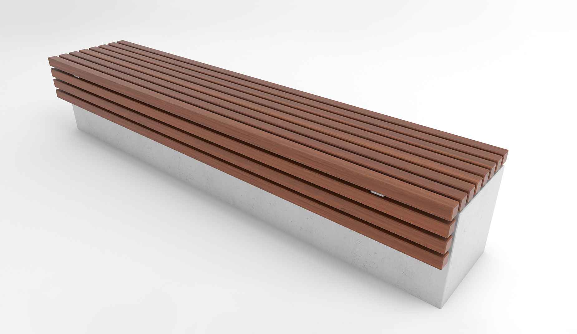 TORD Wall bench in hardwood Factory Furniture