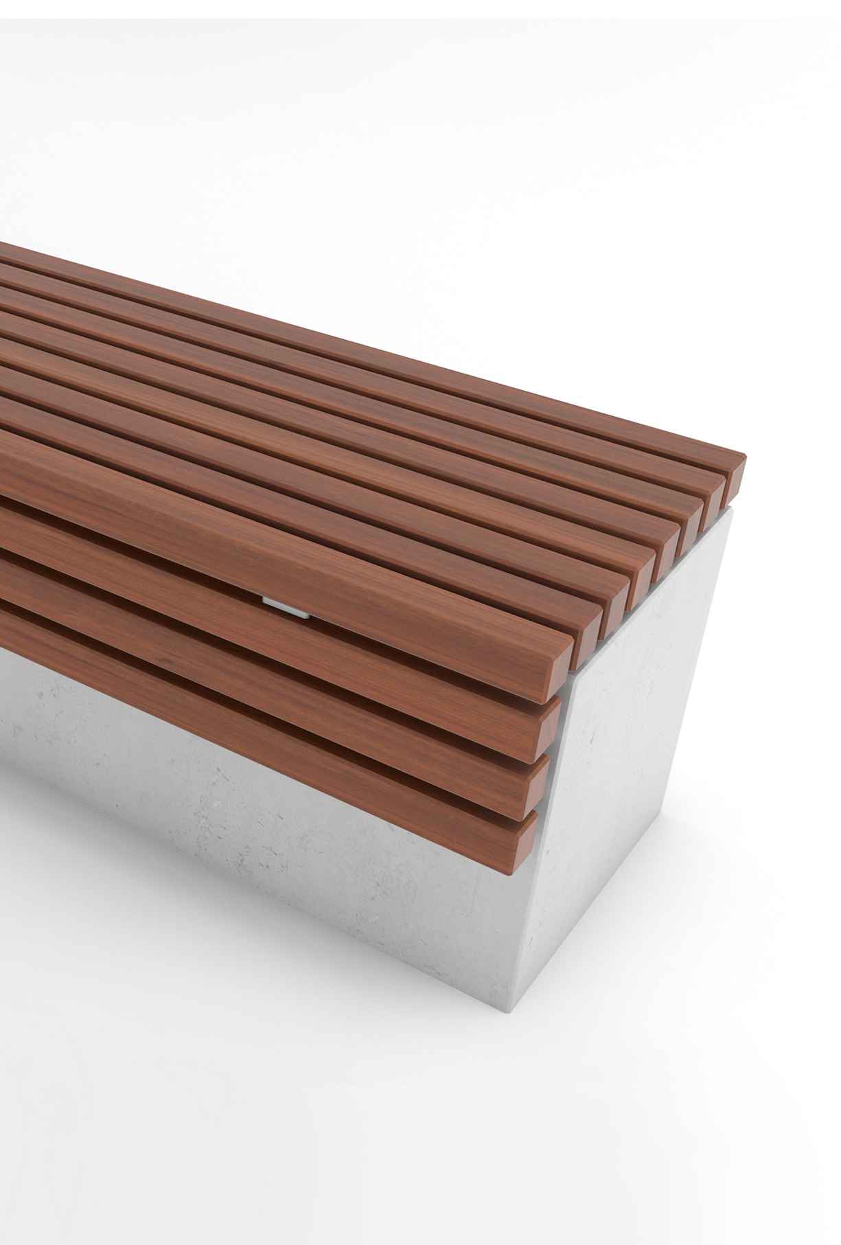 TORD Wall bench in hardwood Factory Furniture