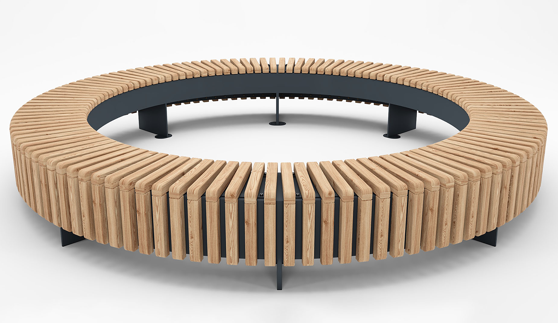 Noot bench in hardwood Factory Furniture