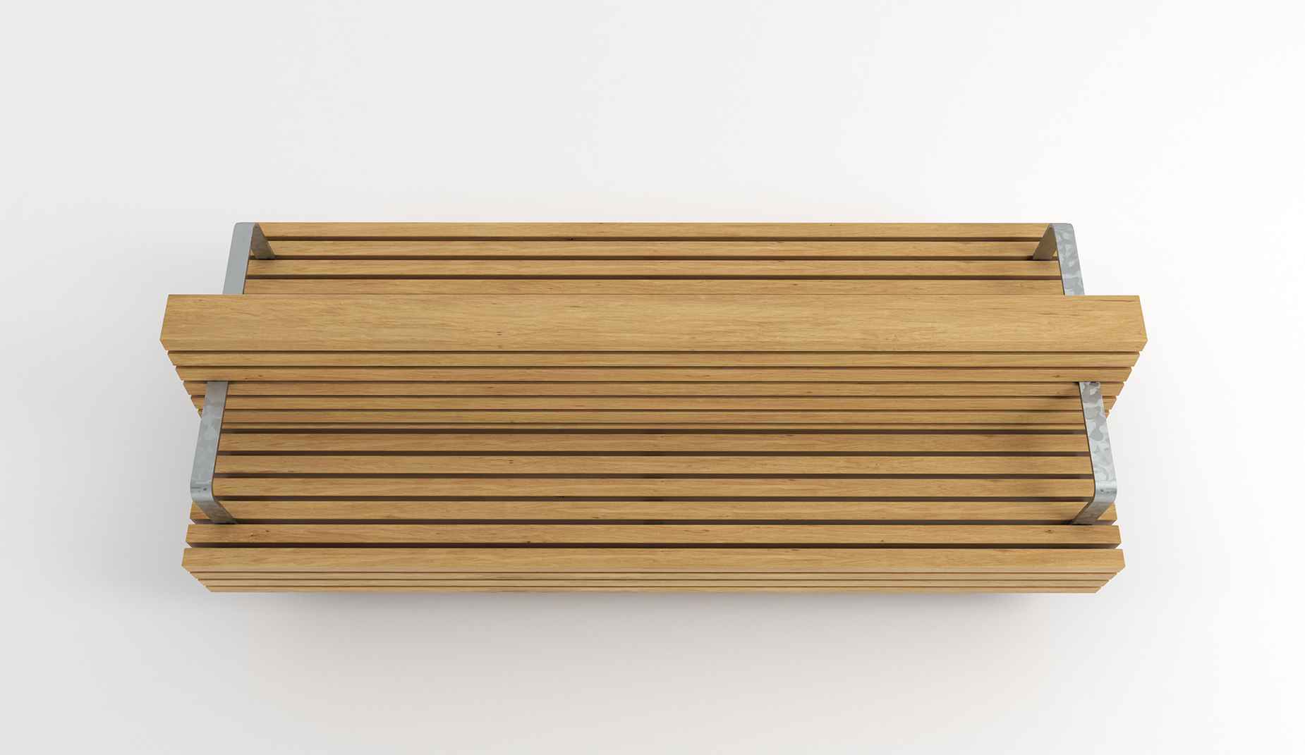 TORD Double Seat in hardwood Factory Furniture