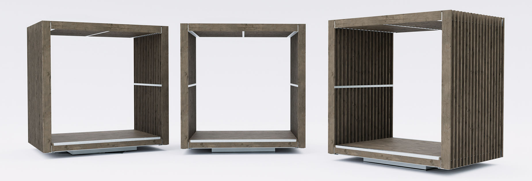 Fin Pod in hardwood Factory Furniture