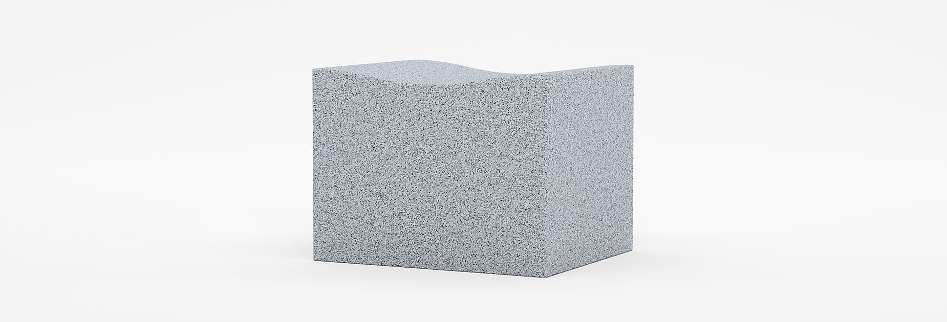 Serpentine granite stool in granite Factory Furniture
