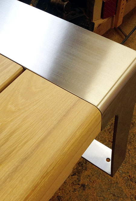 Murton bench in hardwood Factory Furniture