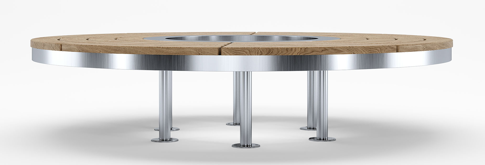 OH Bench in hardwood Factory Furniture