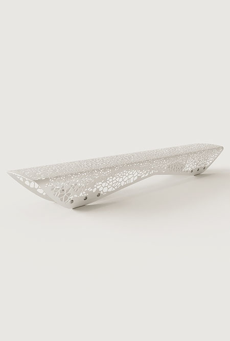 OSSO Bench in steel Factory Furniture