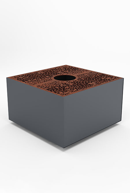 Osso Planter in steel Factory Furniture