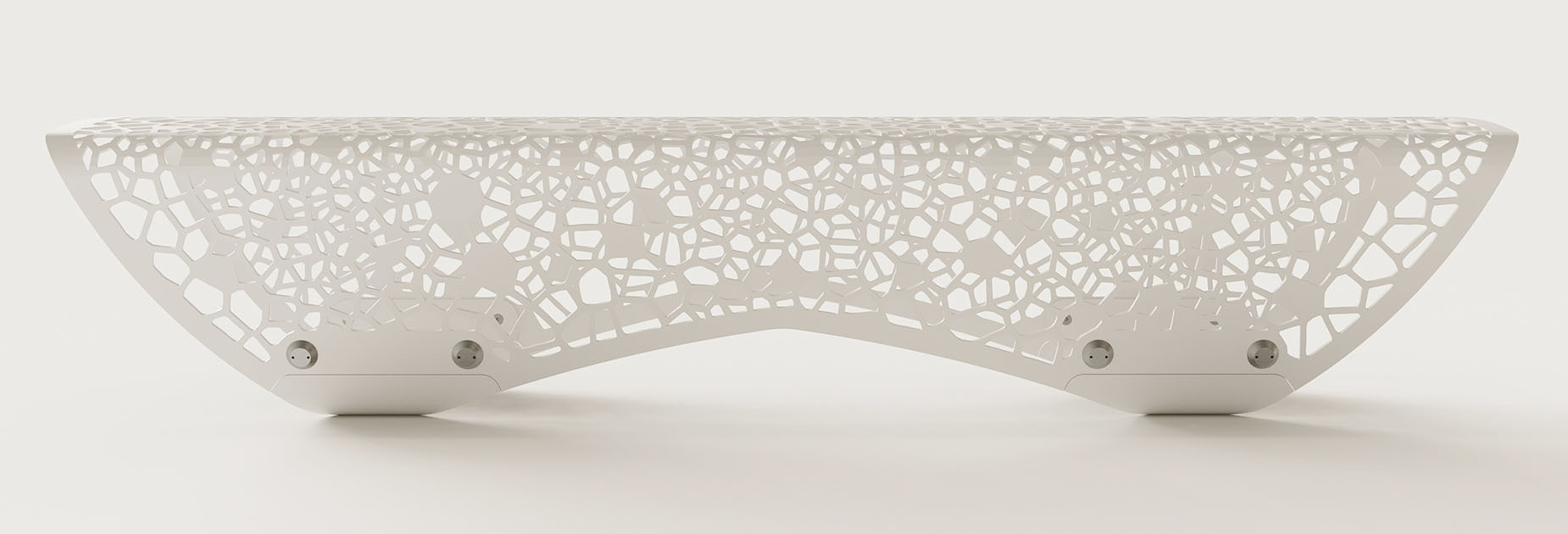 OSSO² bench in metal Factory Furniture