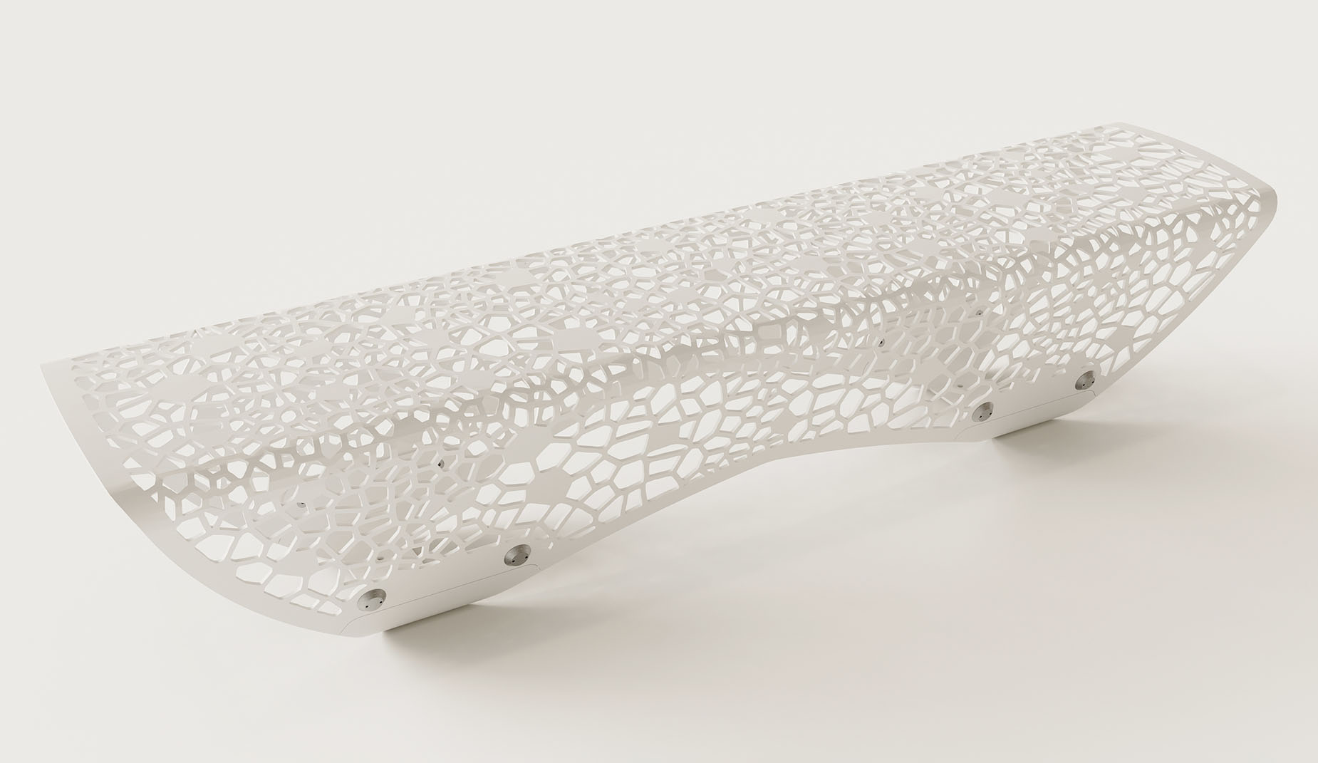 OSSO² bench in metal Factory Furniture