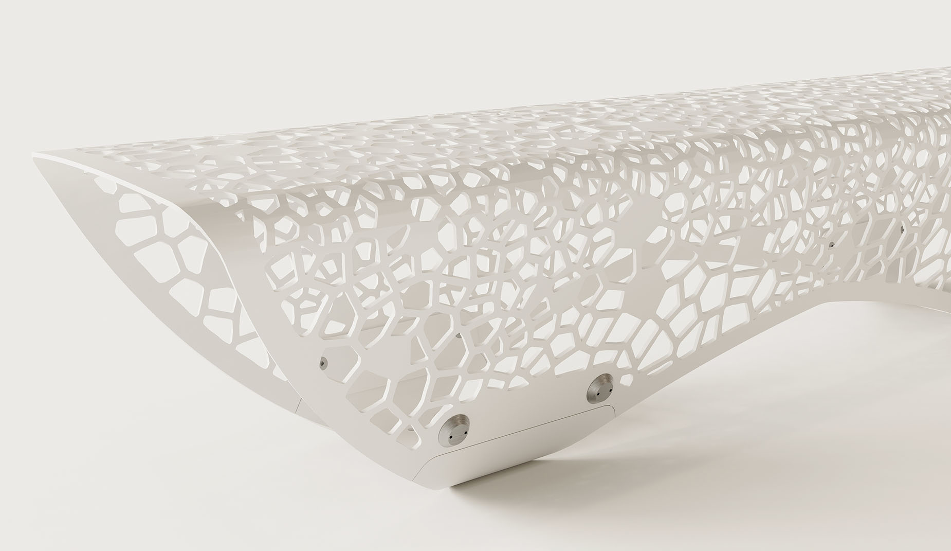 OSSO² bench in metal Factory Furniture