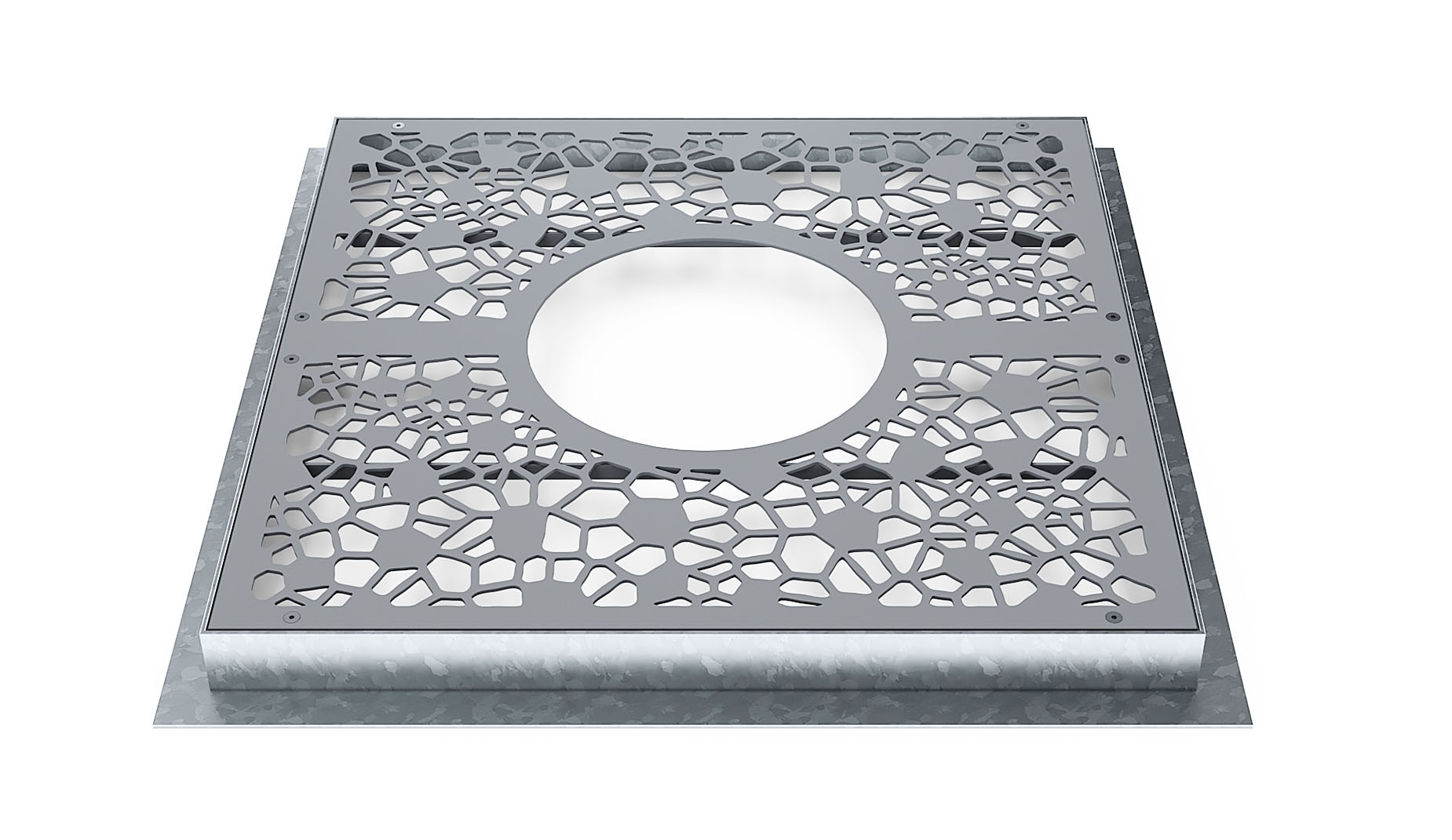 Osso Tree Grille in steel Factory Furniture