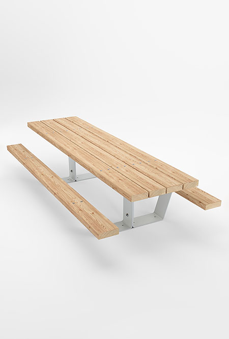 Pik picnic table in hardwood Factory Furniture