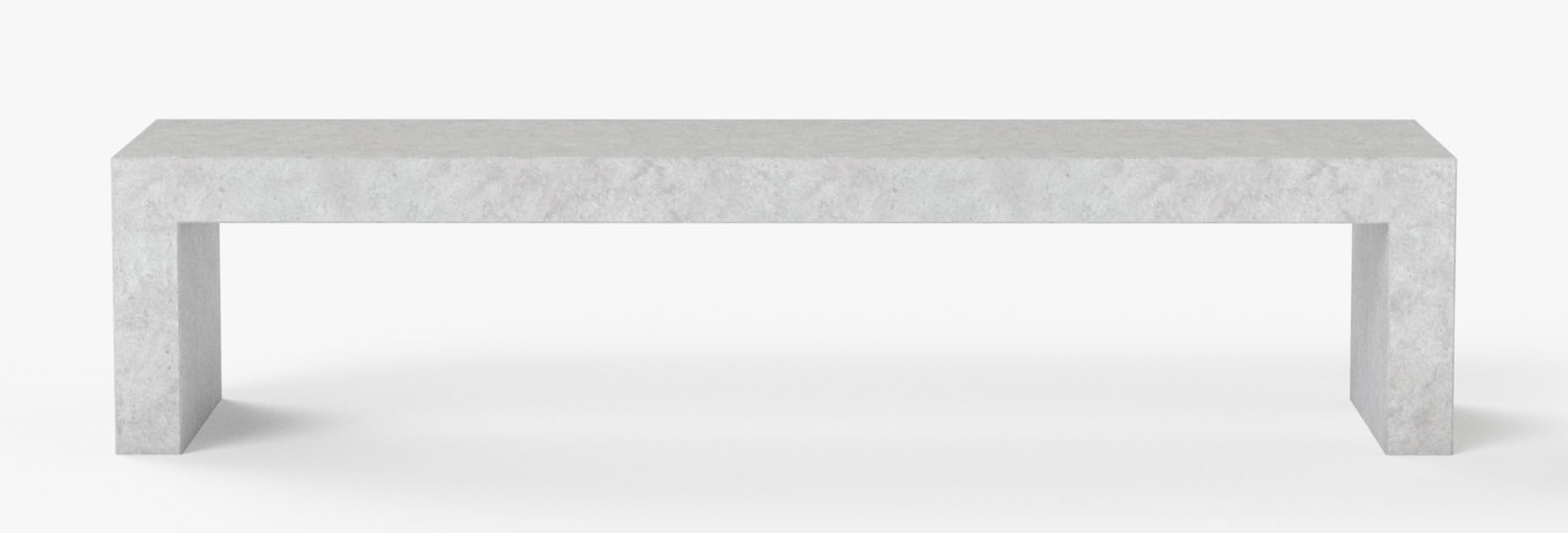 BLOC bench in concrete Factory Furniture
