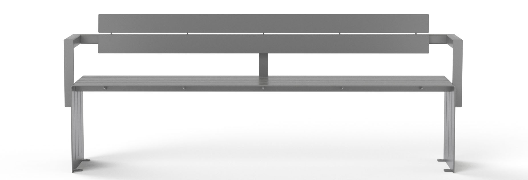 Bloc seat in steel Factory Furniture
