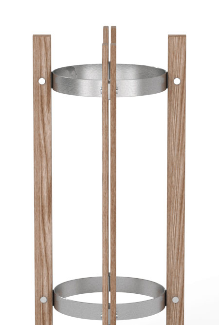 Chronos Tree Guard and Grille in hardwood Factory Furniture