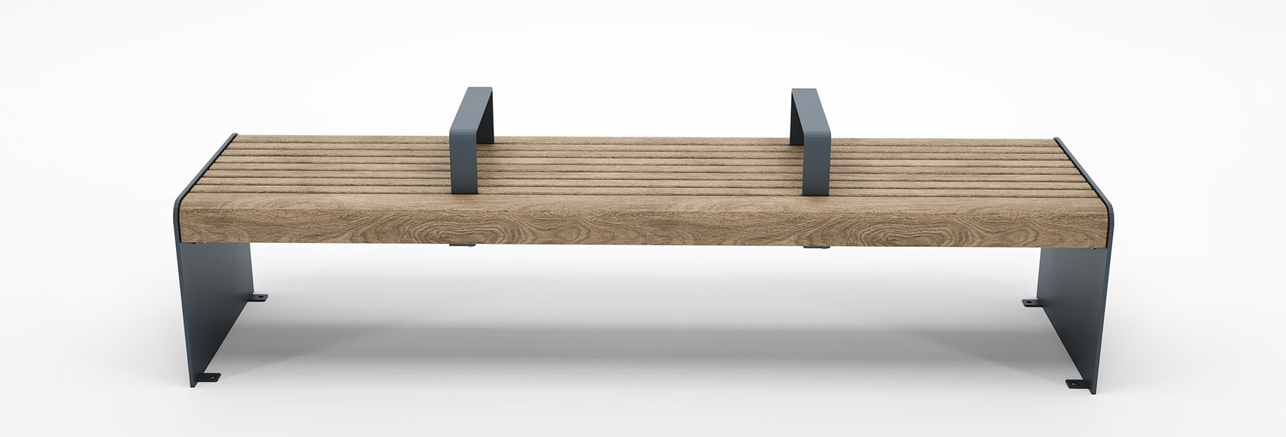 Ilford bench in hardwood Factory Furniture