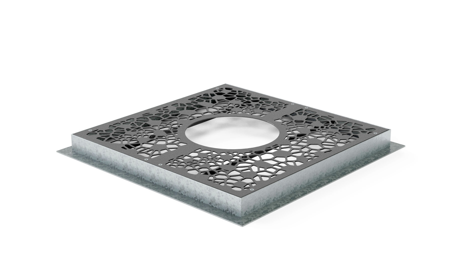 Osso Tree Grille in steel Factory Furniture