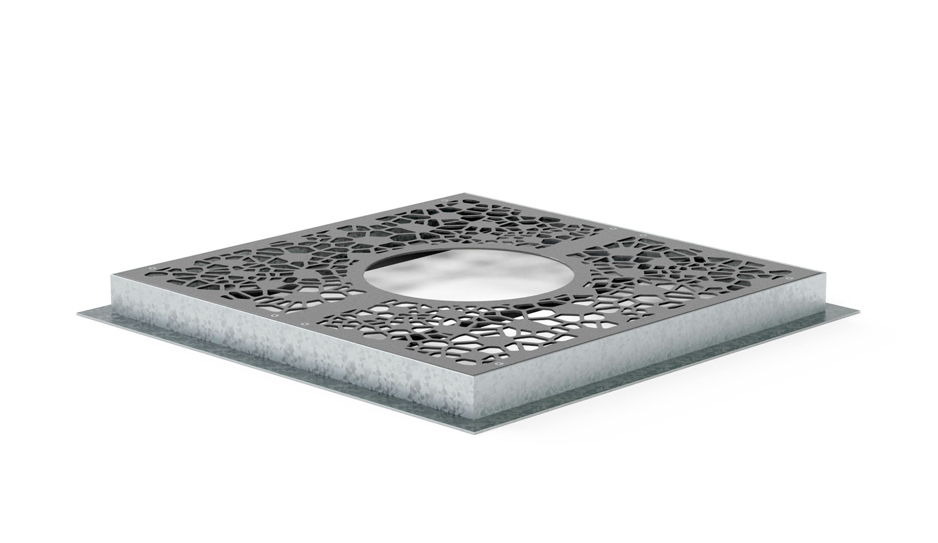 Osso Tree Grille in steel Factory Furniture