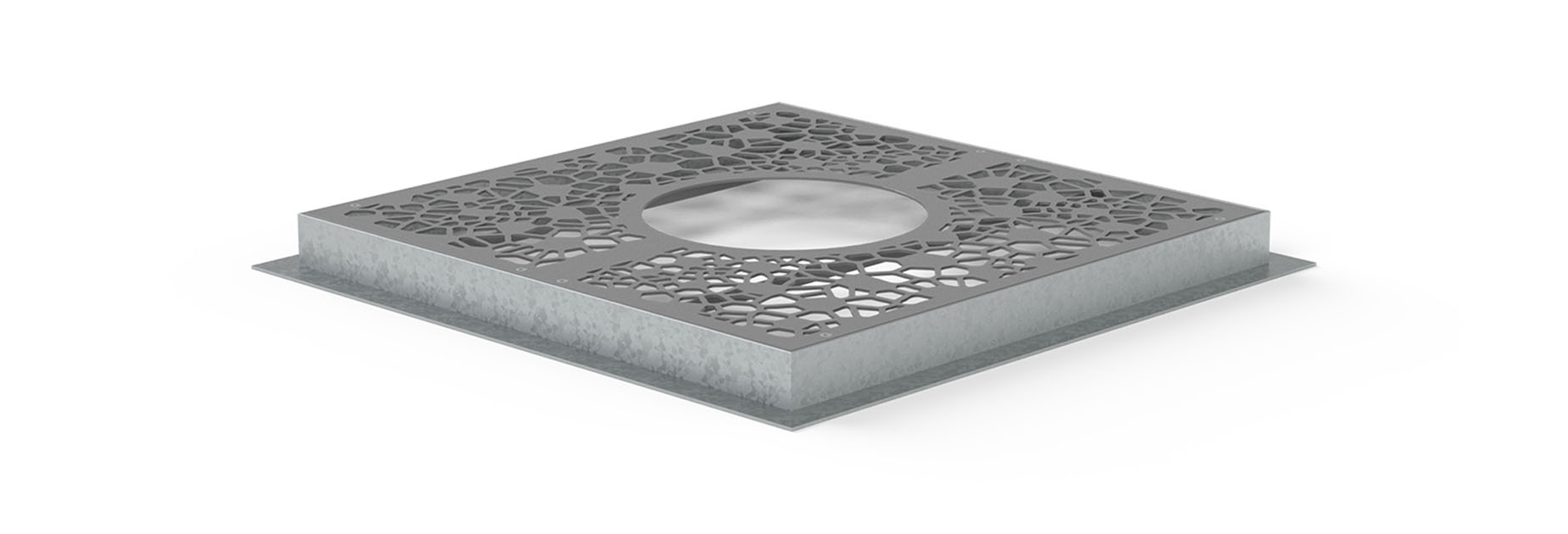 OSSO Tree Grille in steel Factory Furniture