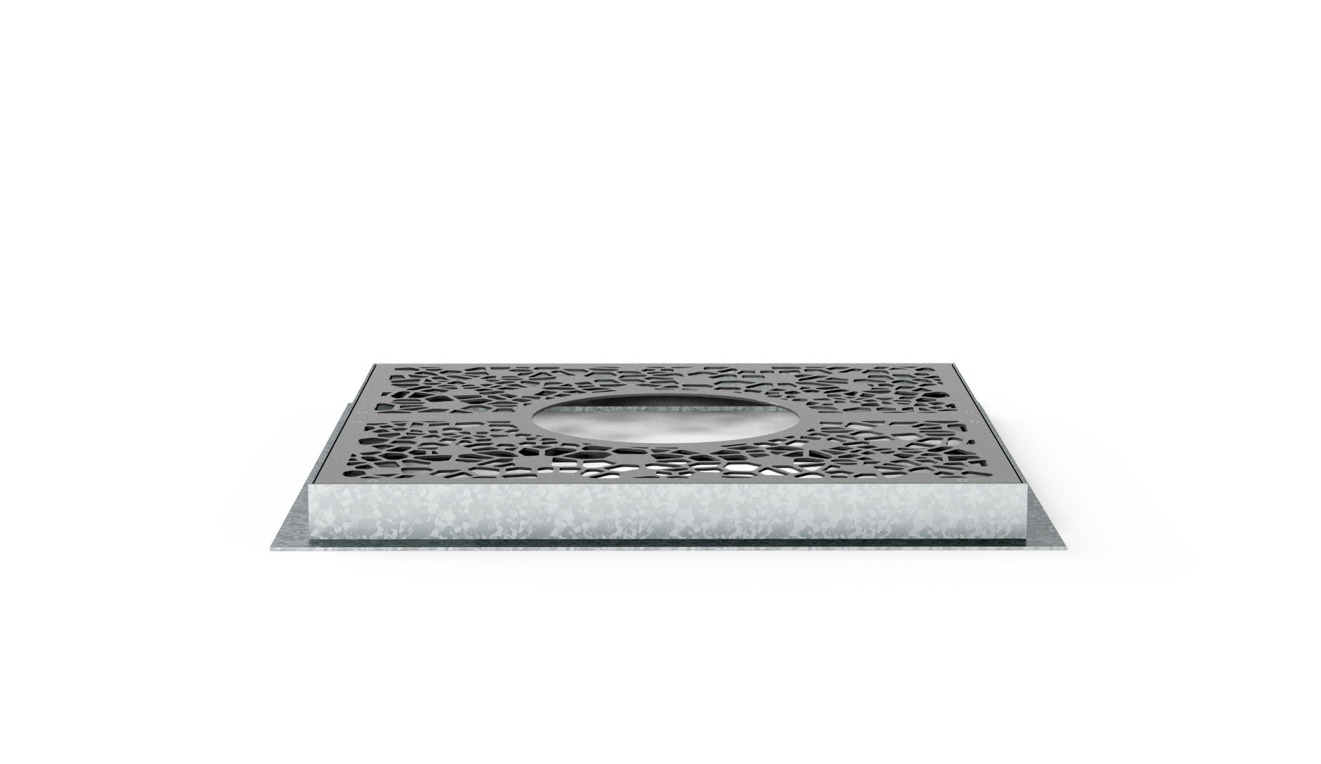Osso Tree Grille in steel Factory Furniture