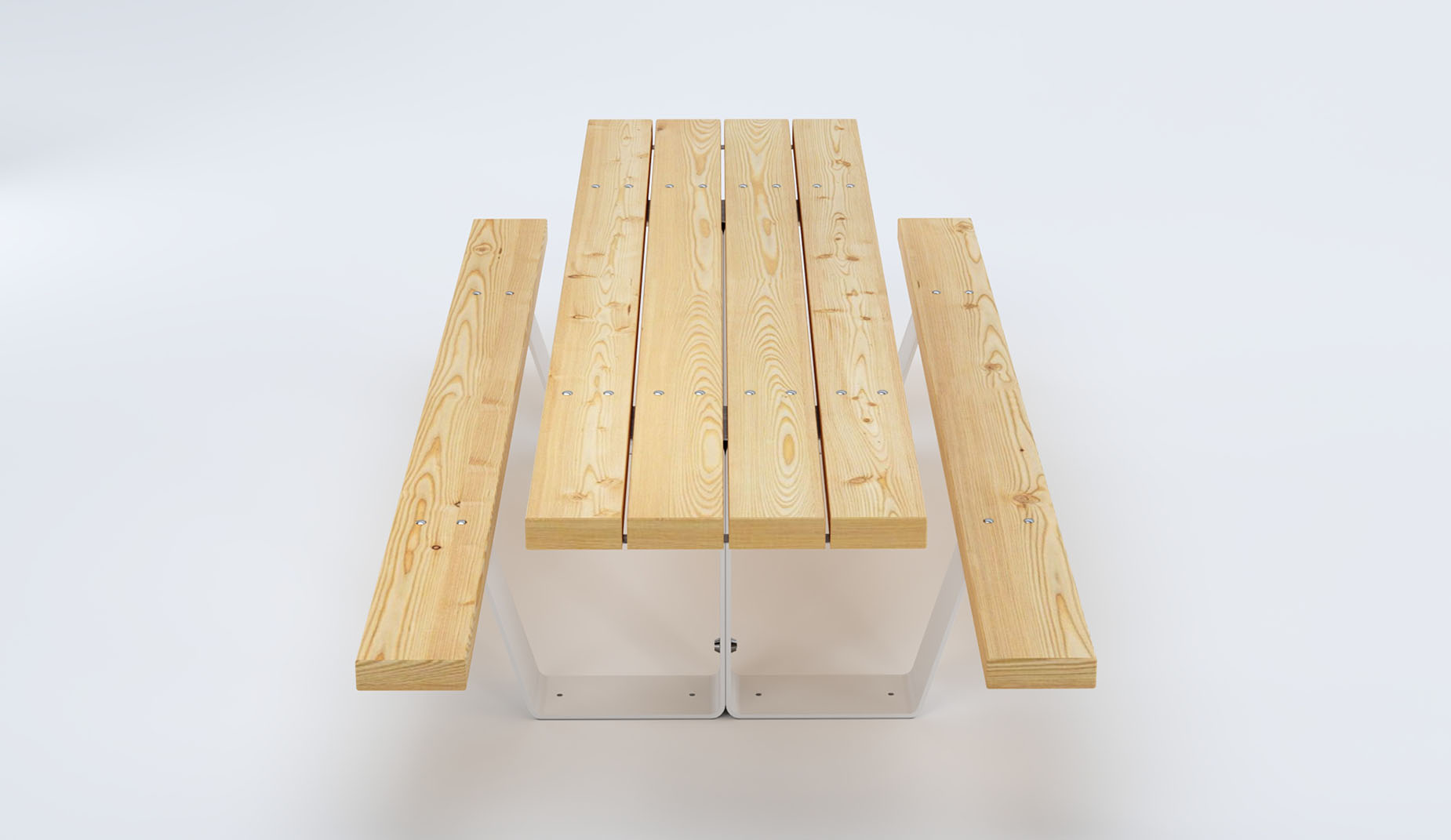 Pik picnic table in hardwood Factory Furniture