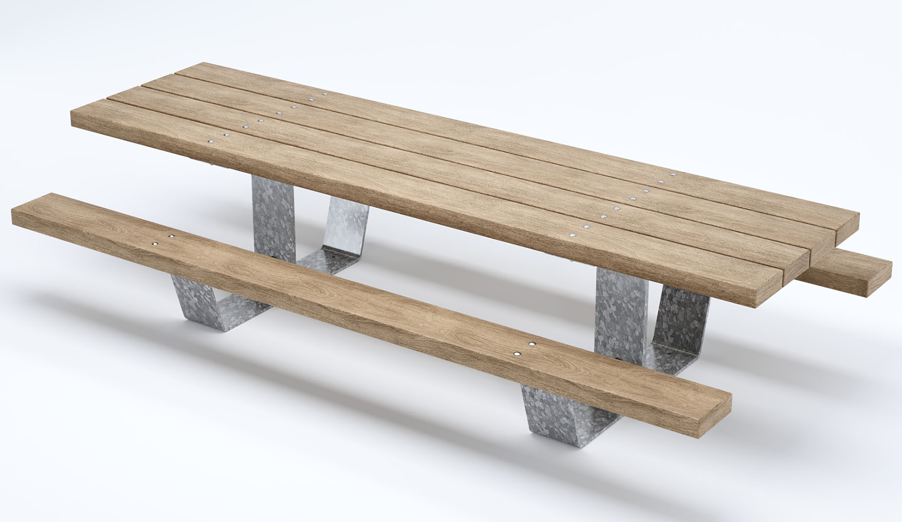 Pik picnic table in hardwood Factory Furniture
