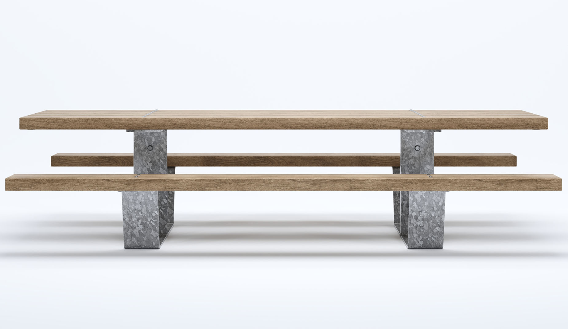 Pik picnic table in hardwood Factory Furniture