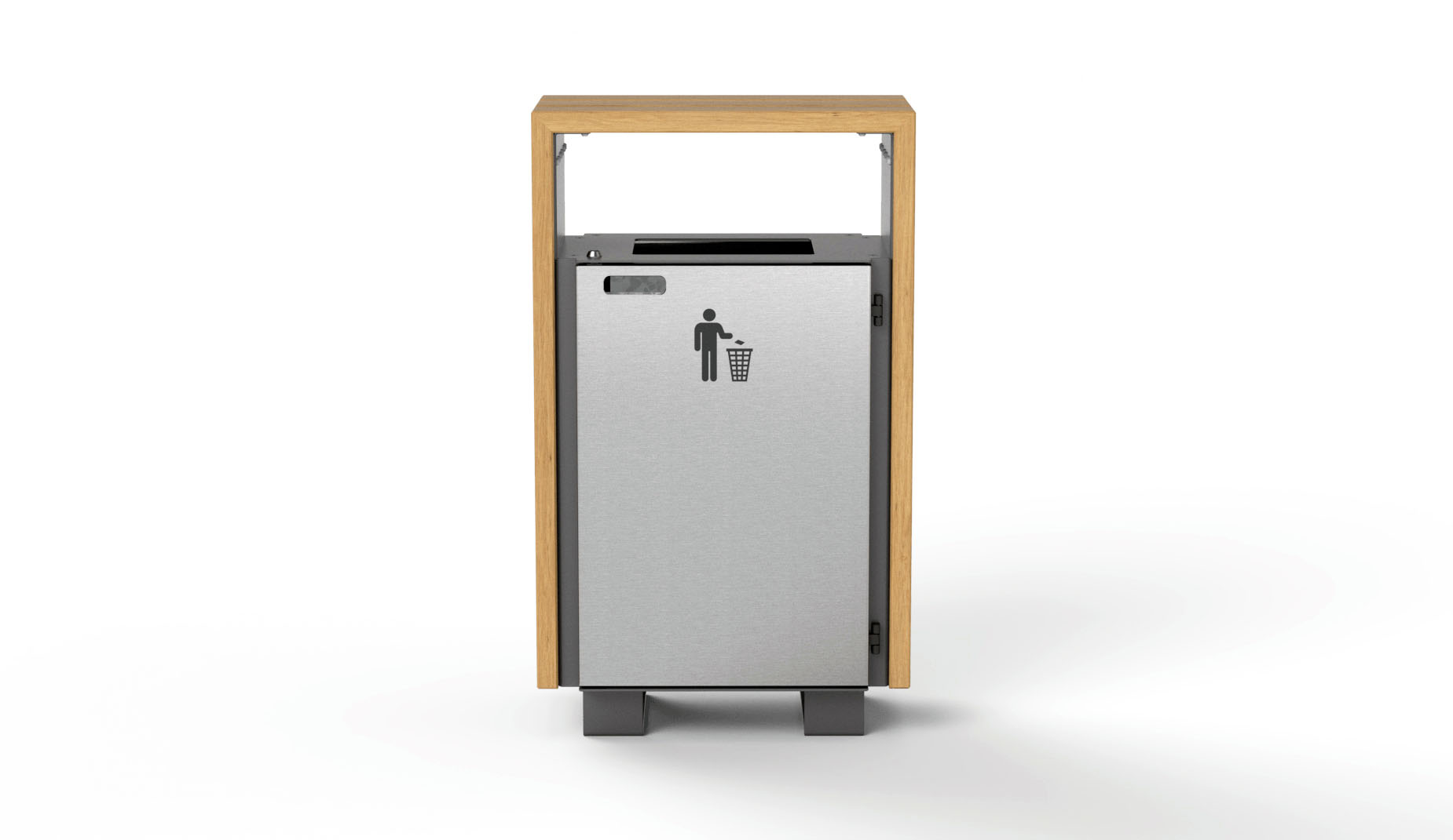 Bloc bin in hardwood Factory Furniture