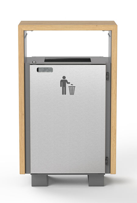 Bloc bin in hardwood Factory Furniture