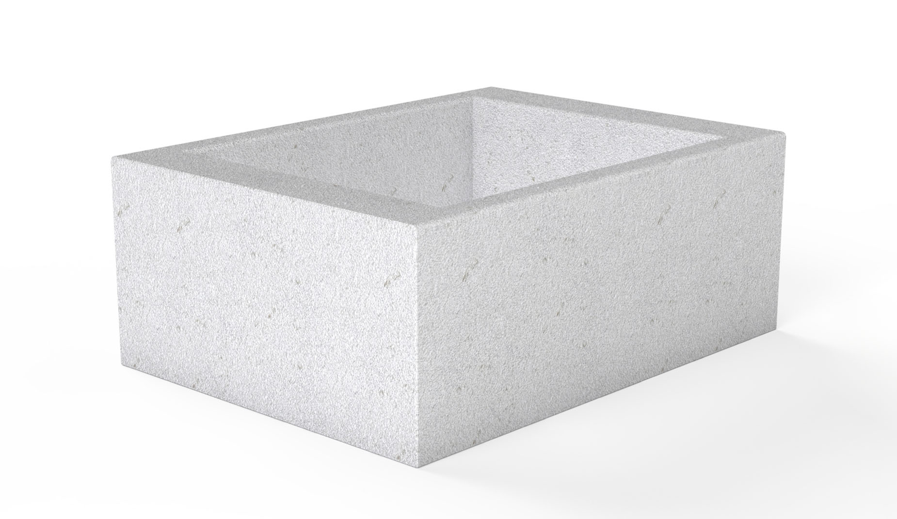Rakt planter in concrete Factory Furniture