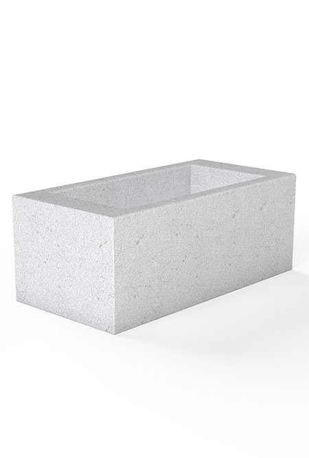 Rakt planter in concrete Factory Furniture