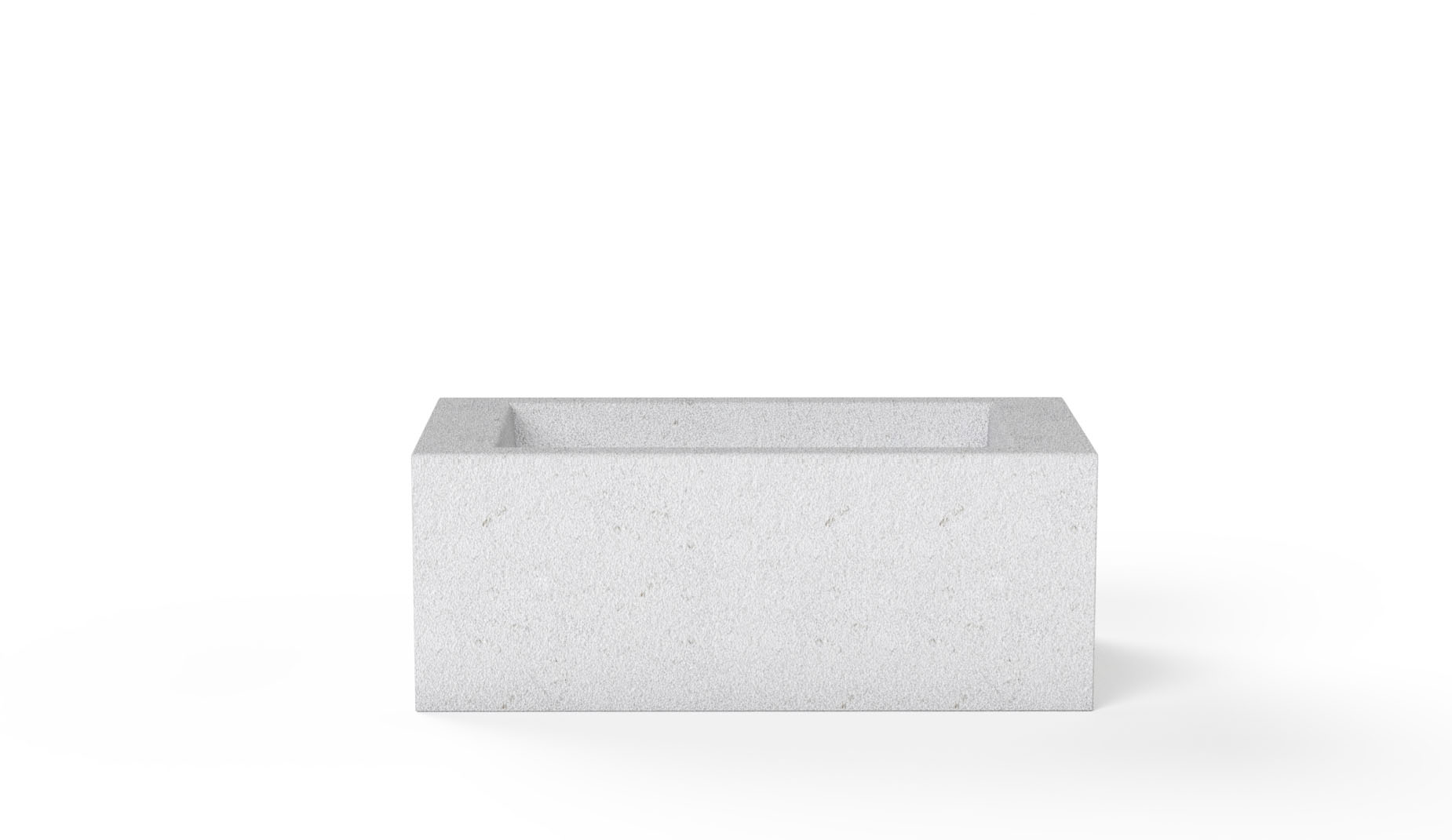 Rakt planter in concrete Factory Furniture