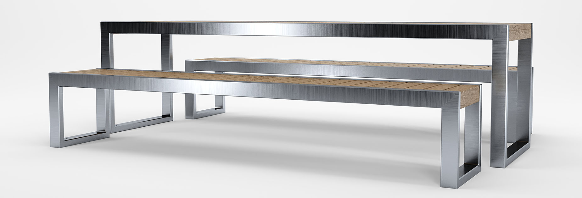 Skop Table in hardwood Factory Furniture