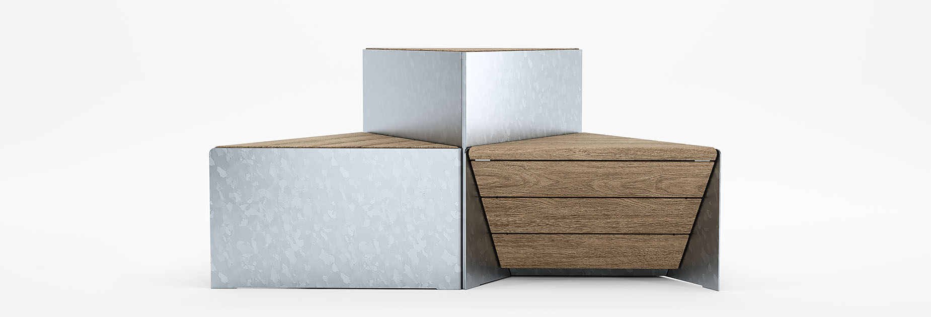 Sonobe Picnic Set in hardwood Factory Furniture