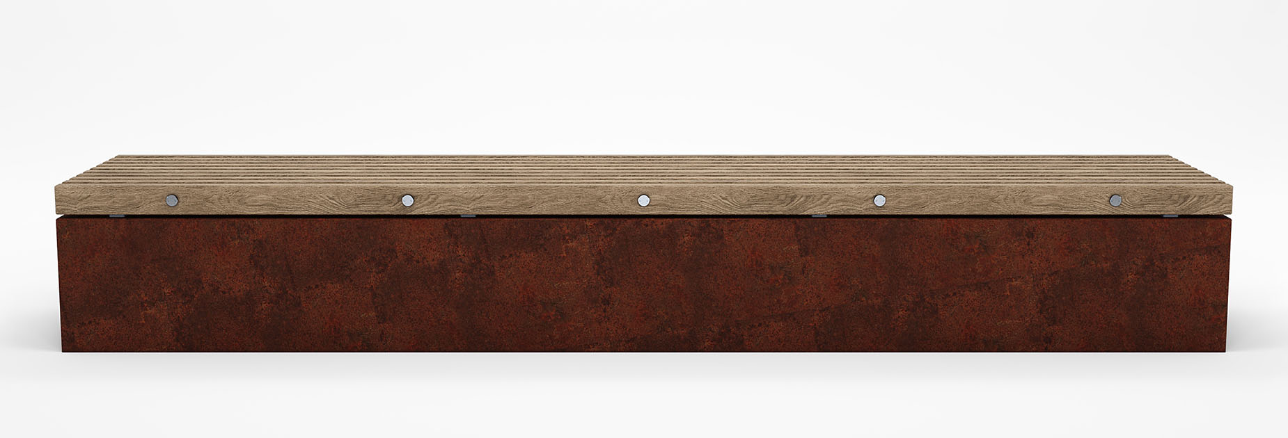 Soca bench in steel Factory Furniture