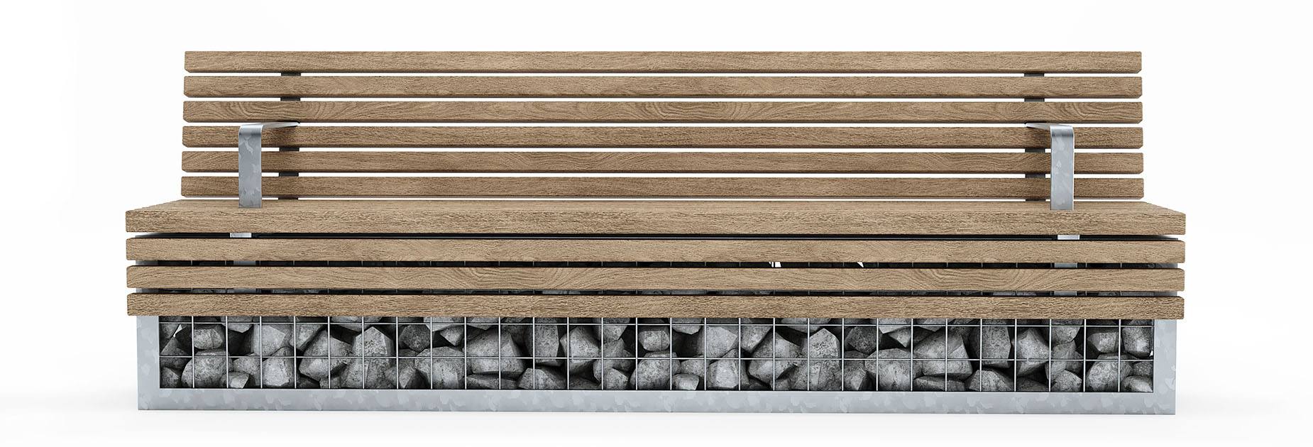 TORD Gabion Seat in hardwood Factory Furniture