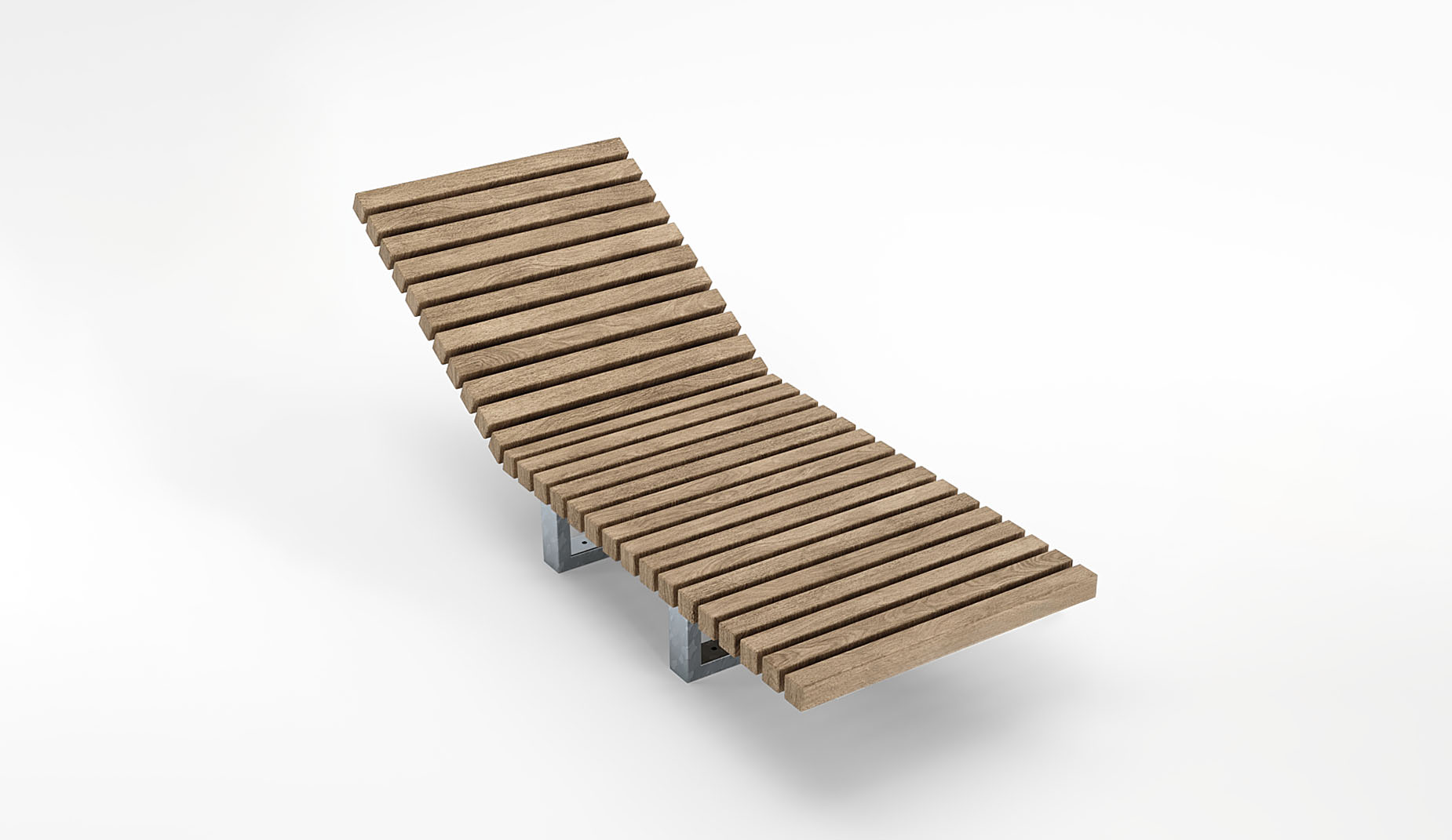 TORD Lounger in hardwood Factory Furniture
