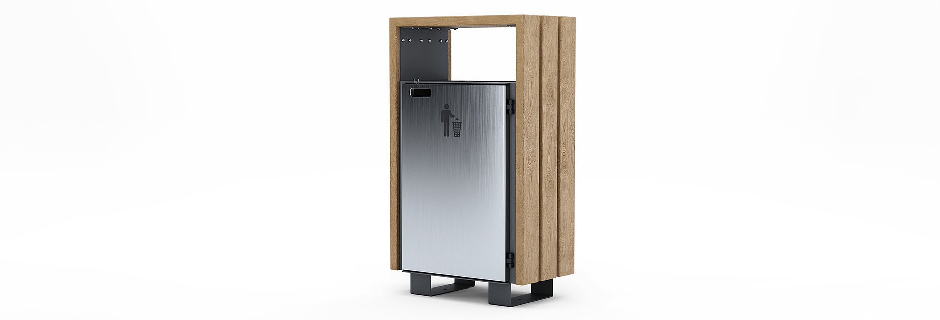 BLOC Bin in hardwood Factory Furniture