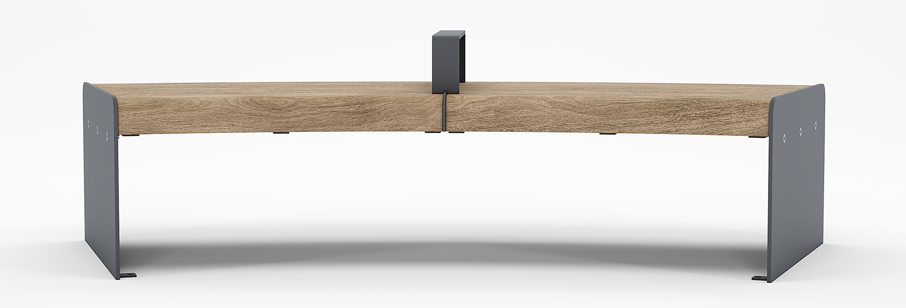Ilford bench in hardwood Factory Furniture